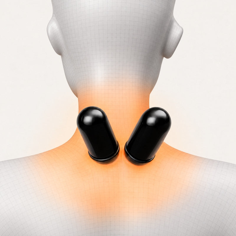 Stryde Neck Rest, 3 i 1 nackstöd med värme och massage