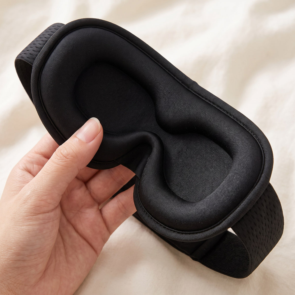 Sömnmask 3D, närbild