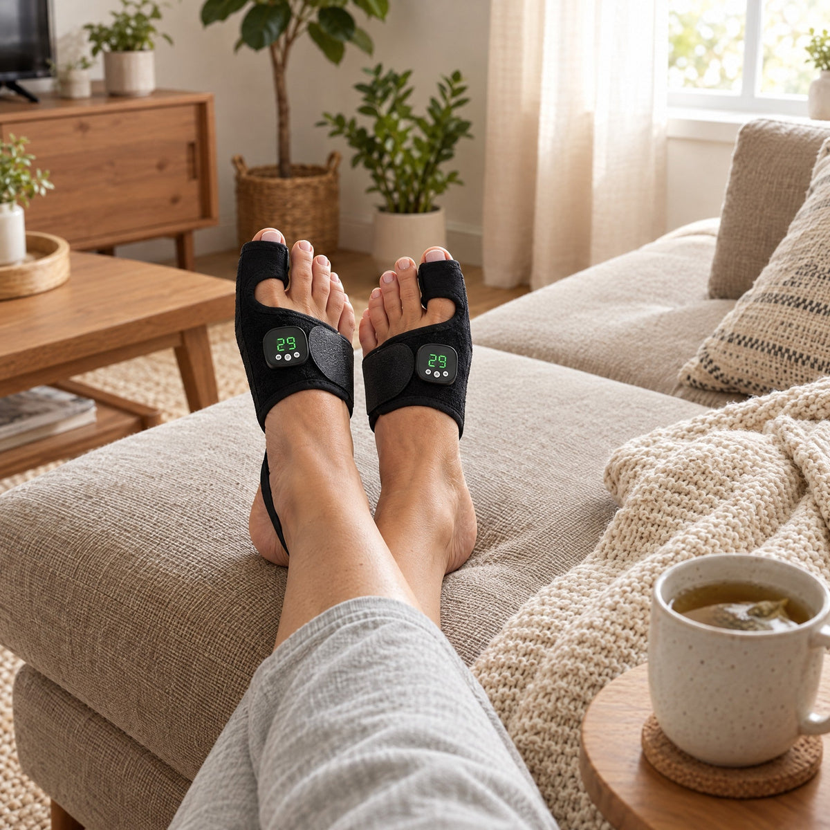 Stryde Bunion EMS, hallux valgus-korrigerare med muskelstimulering