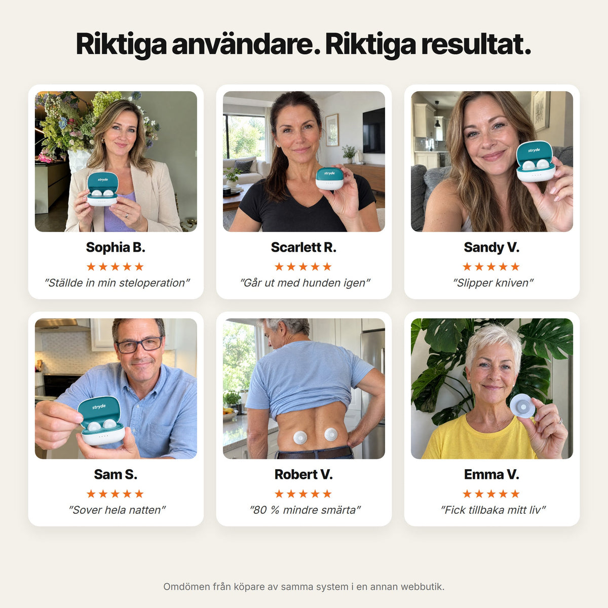Stryde Core Pro, adaptivt NMES-system för ryggen – användare