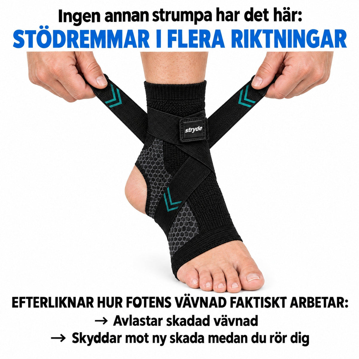 Stödremmar i flera riktningar