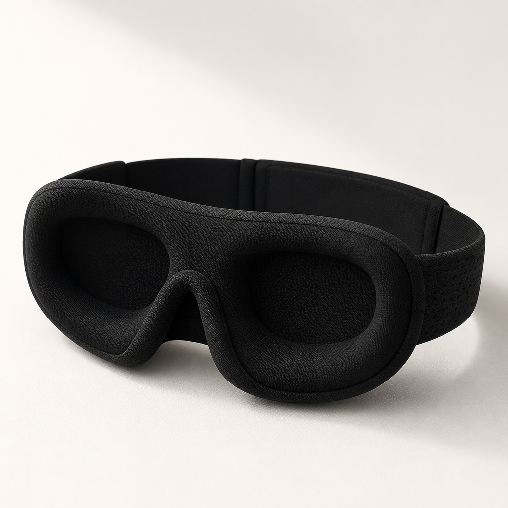 Sömnmask 3D för total mörkläggning – insida