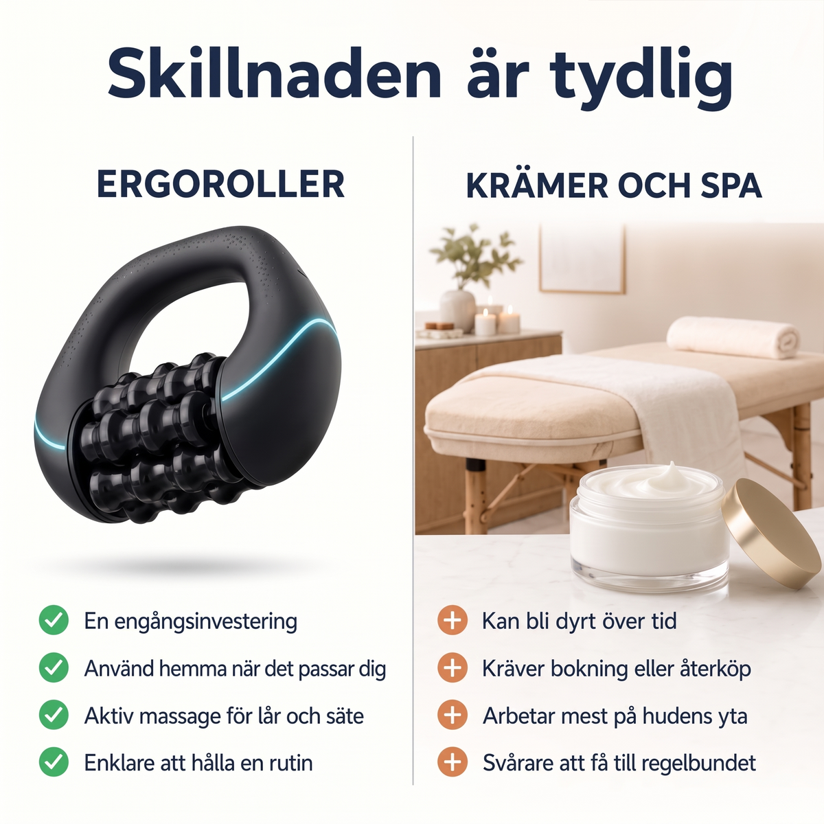 ErgoRoller – elektrisk massageroller – bild 6