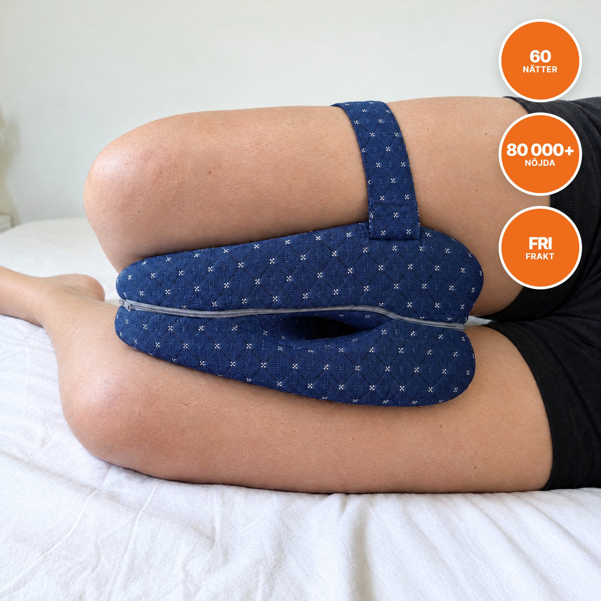 Stryde Leg Rest, benkudde för sidosovare