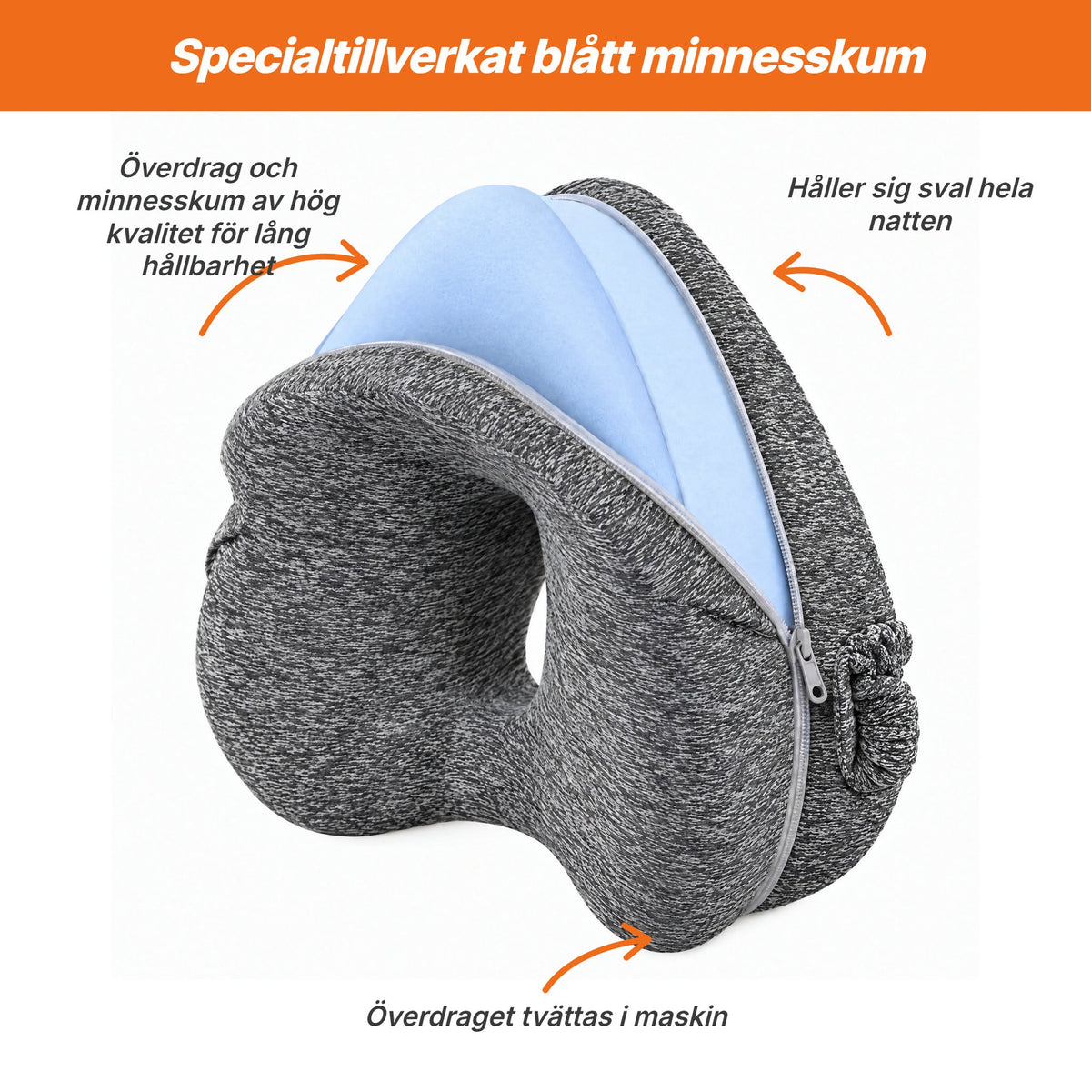 Stryde Leg Rest, benkudde för sidosovare
