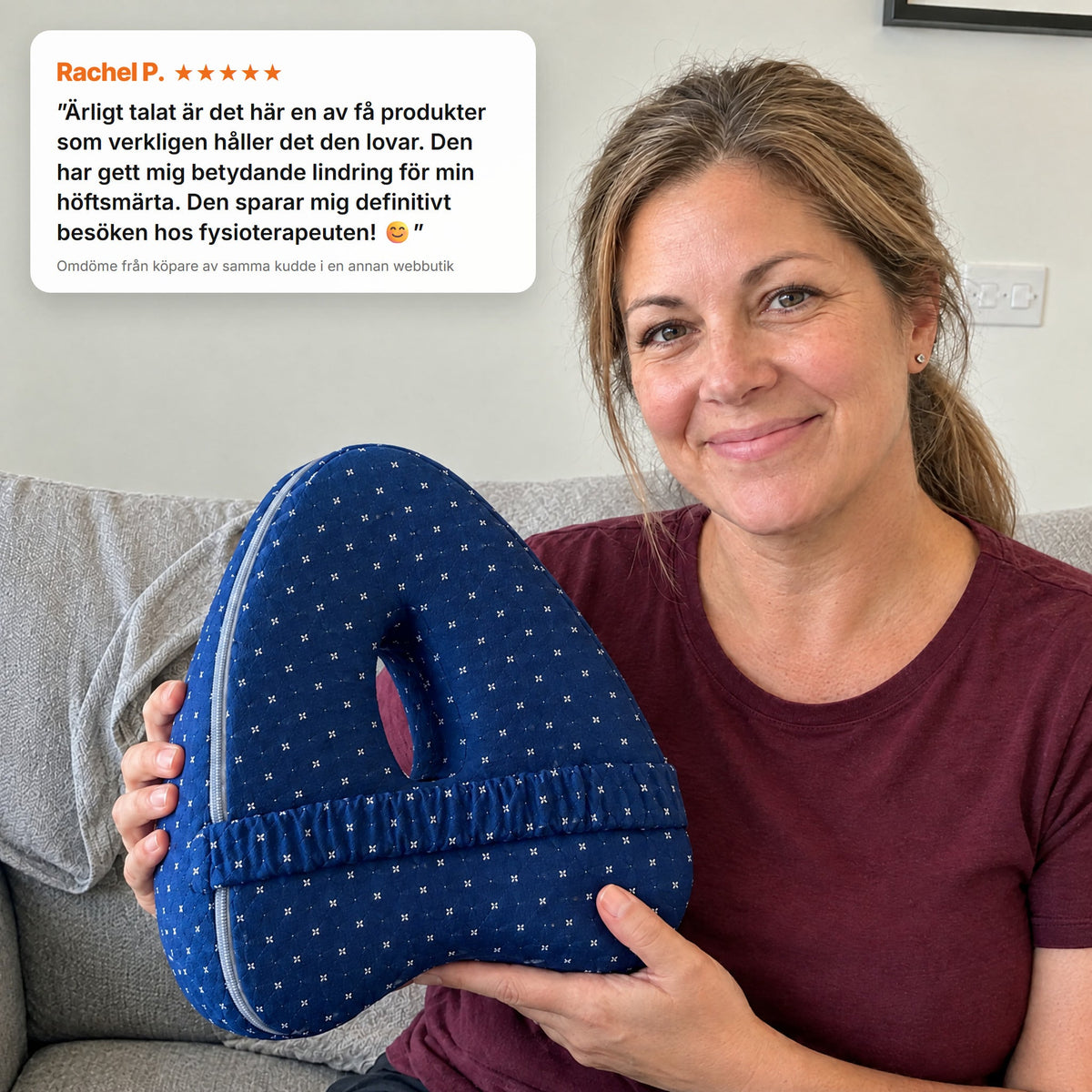 Stryde Leg Rest, benkudde för sidosovare