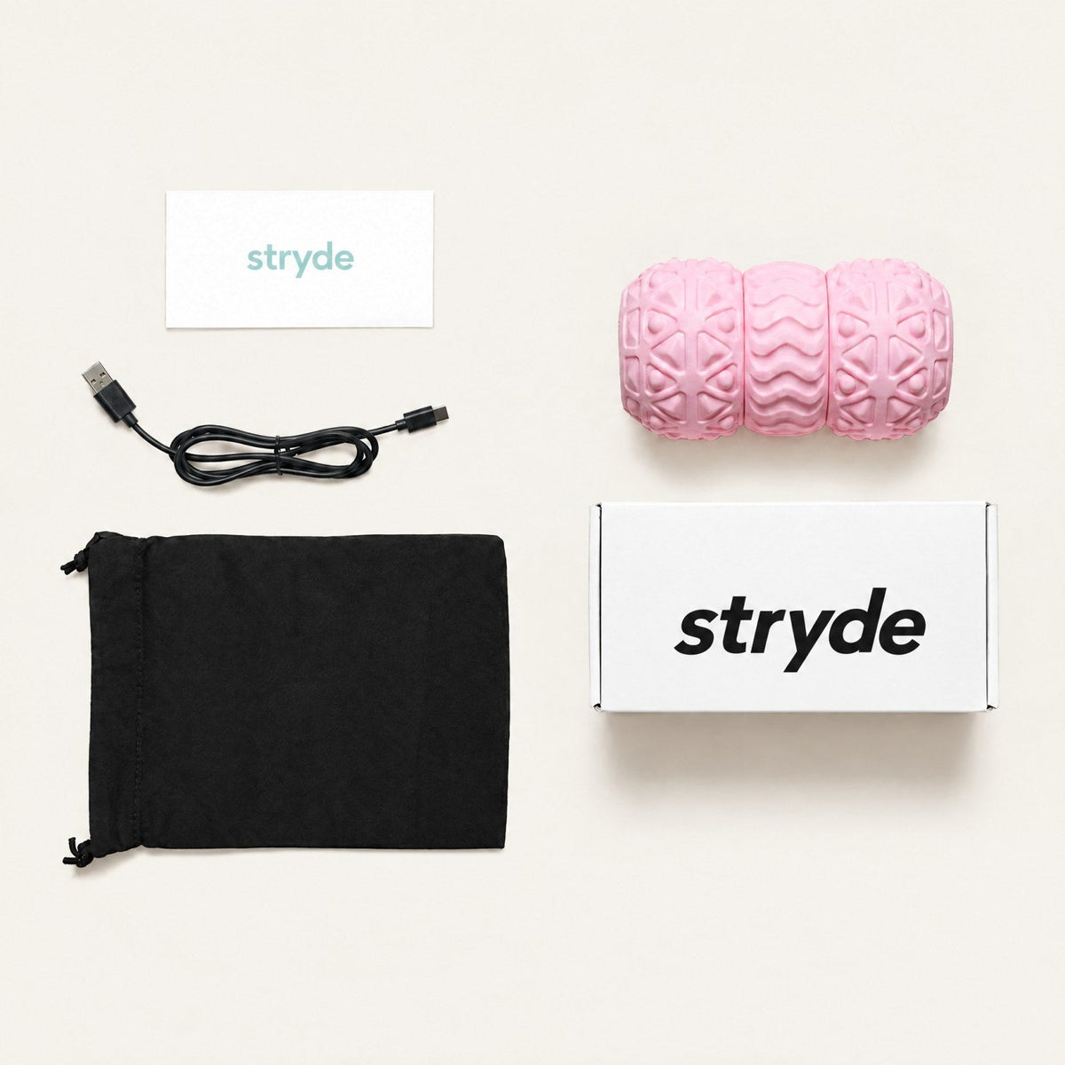Stryde Roll, rosa, det här ingår
