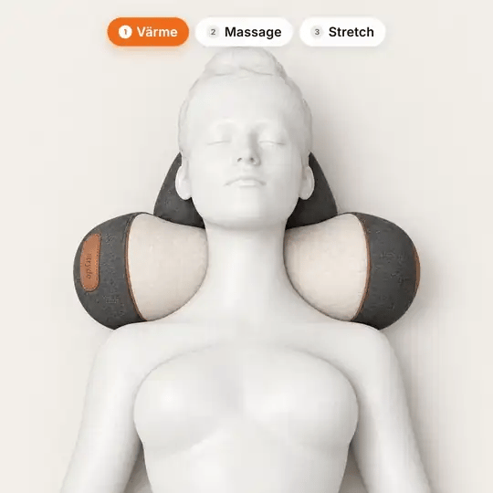 Stryde Neck Rest, 3 i 1 nackstöd med värme och massage – värme, massage och stretch