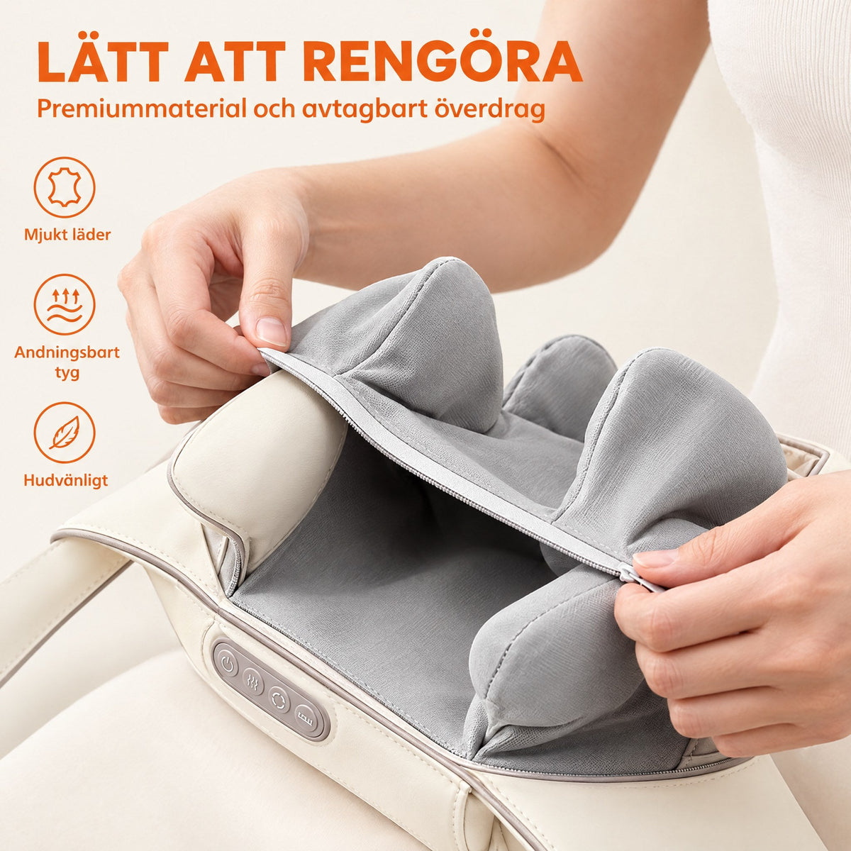 Stryde Shiatsu Pro, sladdlös nack- och axelmassager
