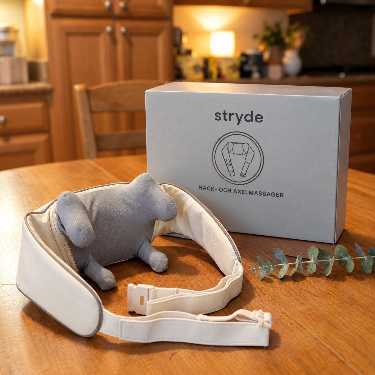 Stryde Shiatsu Pro, sladdlös nack- och axelmassager
