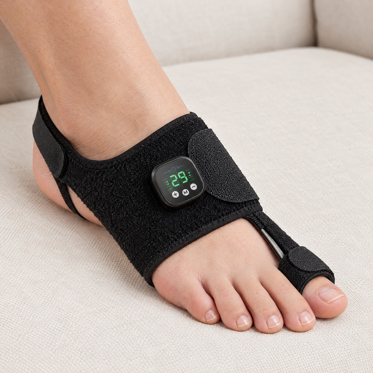 Stryde Bunion EMS, hallux valgus-korrigerare med muskelstimulering