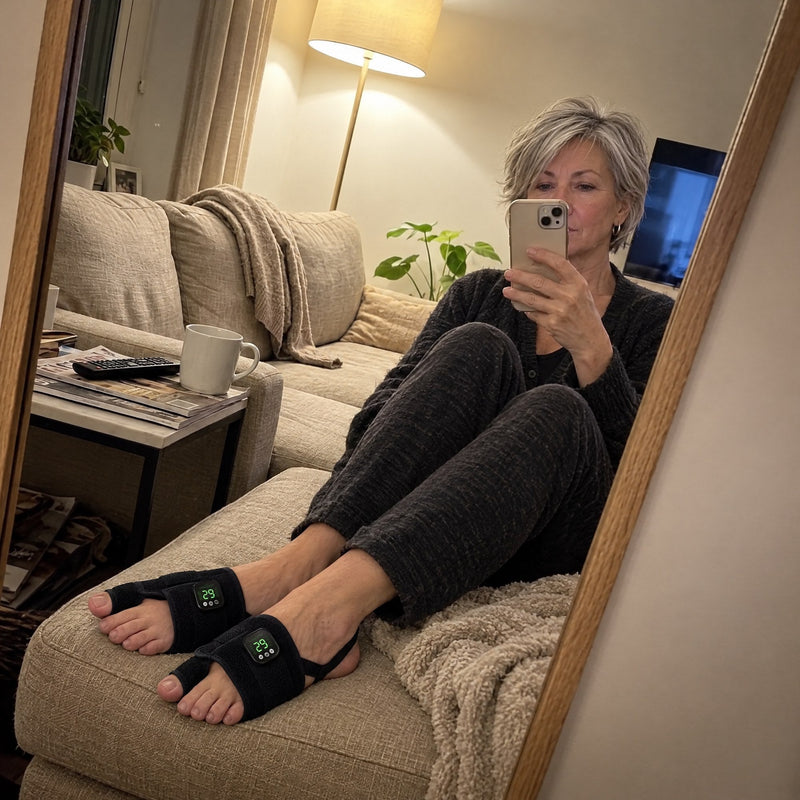 Stryde Bunion EMS, hallux valgus-korrigerare med muskelstimulering