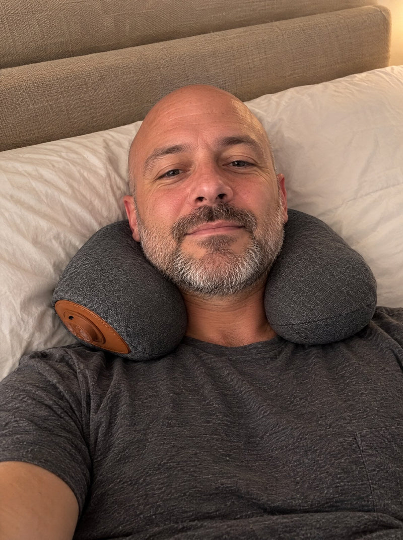 Stryde Neck Rest, 3 i 1 nackstöd med värme och massage